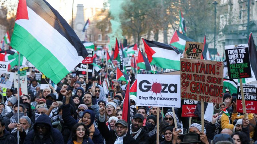 Britons march for permanent ceasefire n Gaza