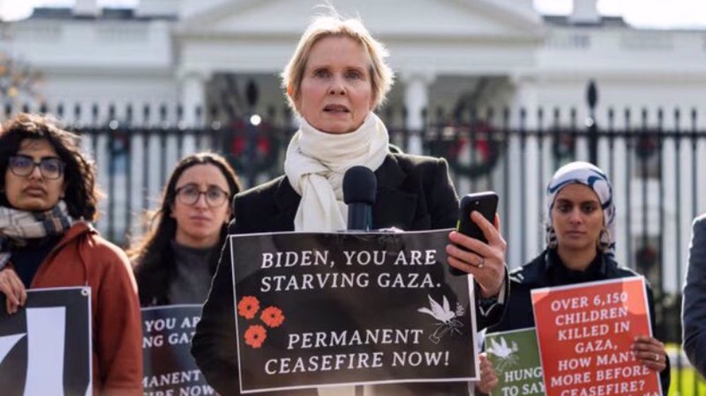 Activists begin hunger strike outside White House demanding Gaza truce