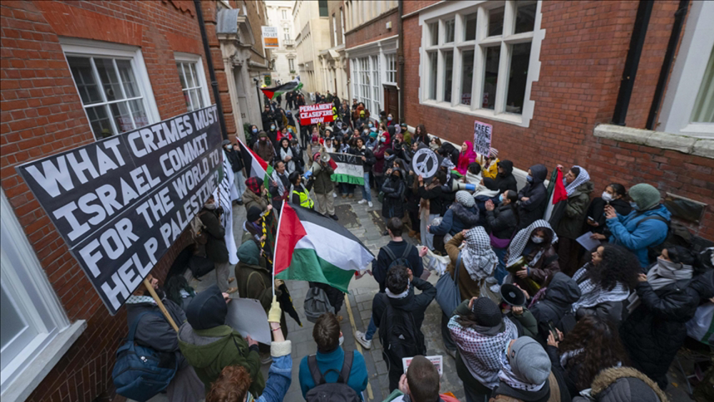 Pro-Palestine protest in London targets subsidiary of Israeli weapons company Elbit