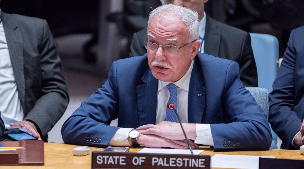Palestinian FM pleads for international help for his nation against ‘existential threat’