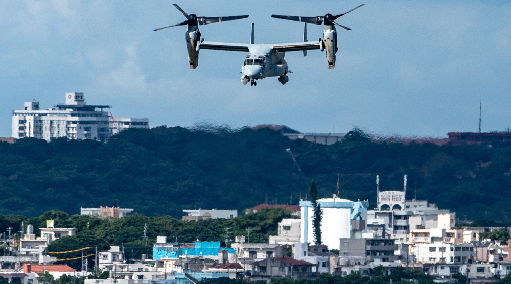 Japan calls on US military to suspend Osprey flights after fatal crash