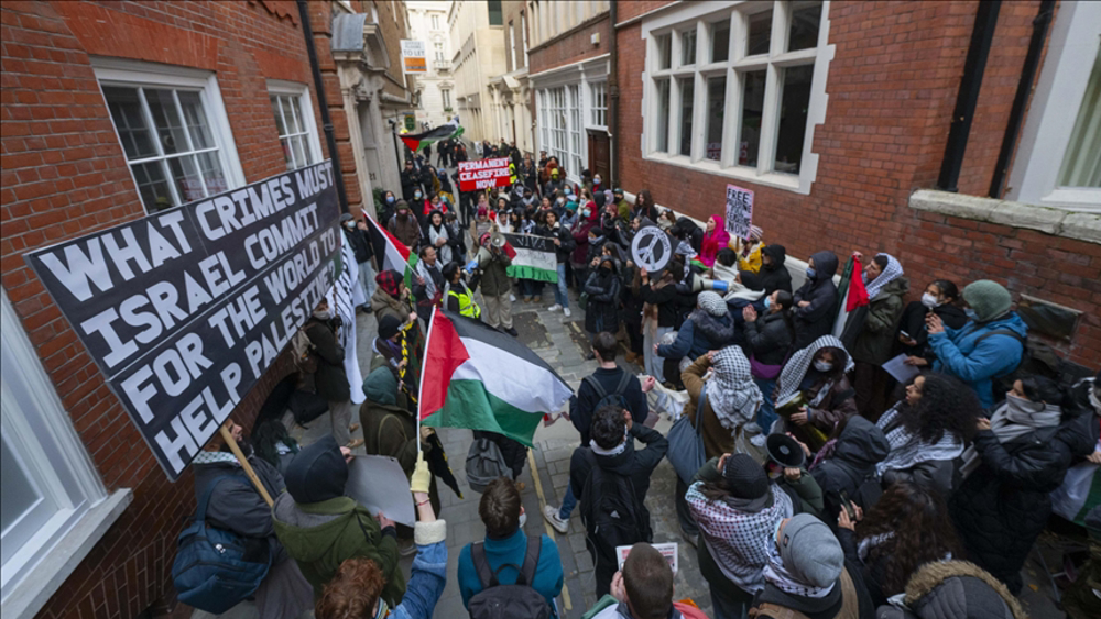 Londres : protestation devant une société liée à des fabricants d'armes israéliens 