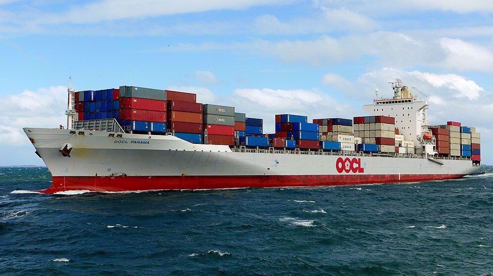 Shipping company OOCL halts all shipments to Israeli regime