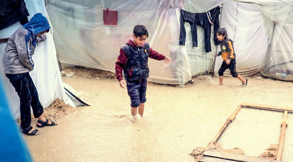 Displaced Palestinians face worsening conditions as winter approaches