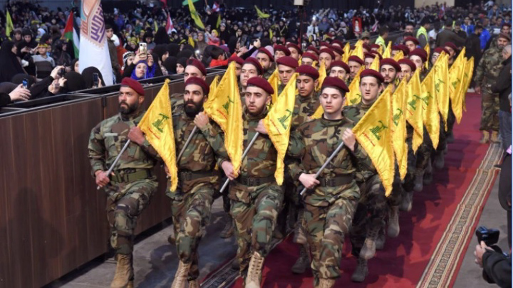 Lebanon-Hezbollah fighters-Parade