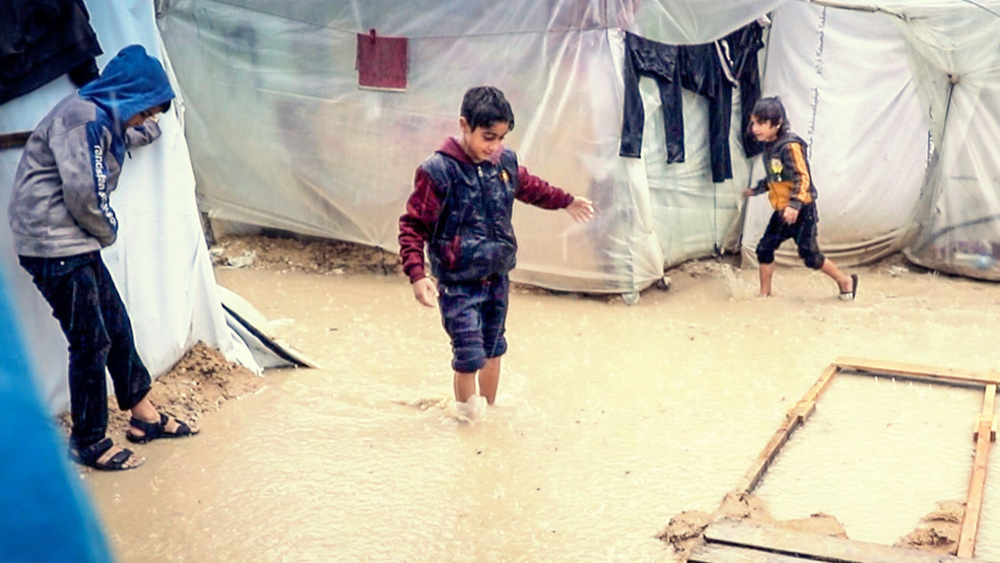 Conditions intolérables pour les déplacés palestiniens à l'approche de l'hiver