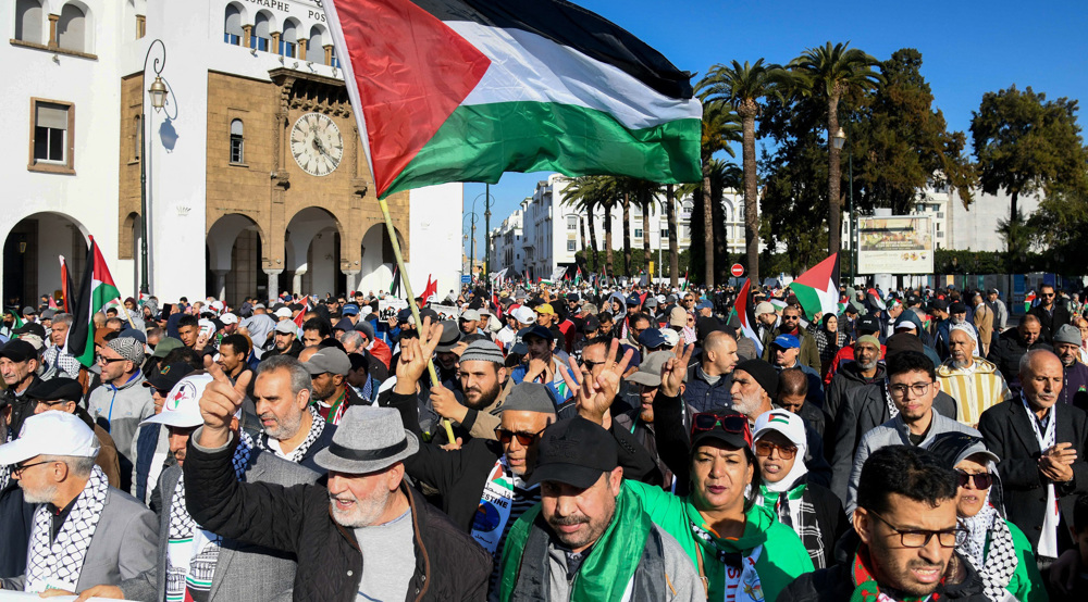 Thousands protest in Rabat to demand Morocco cut ties with Israel