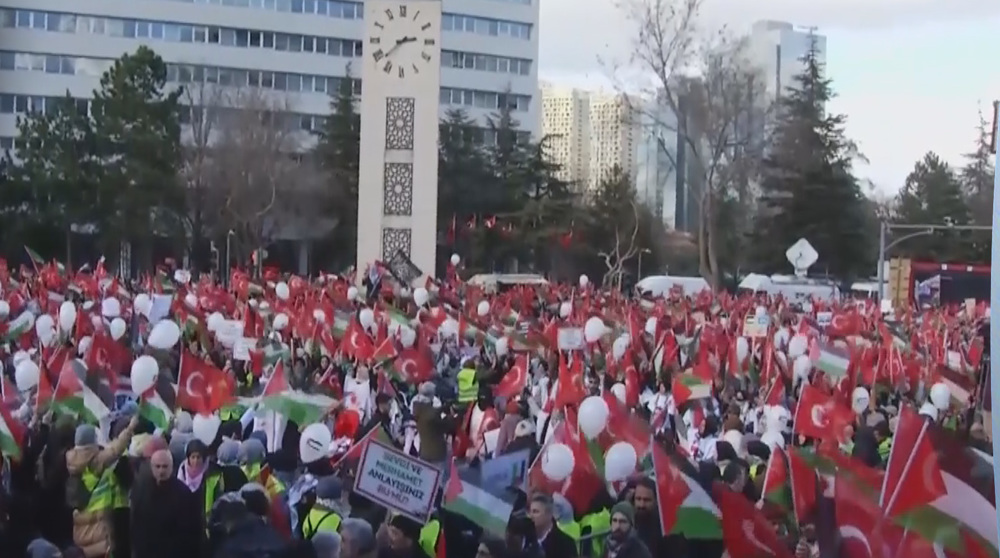 Demonstrators in Ankara, Istanbul decry Israeli aggression in Gaza