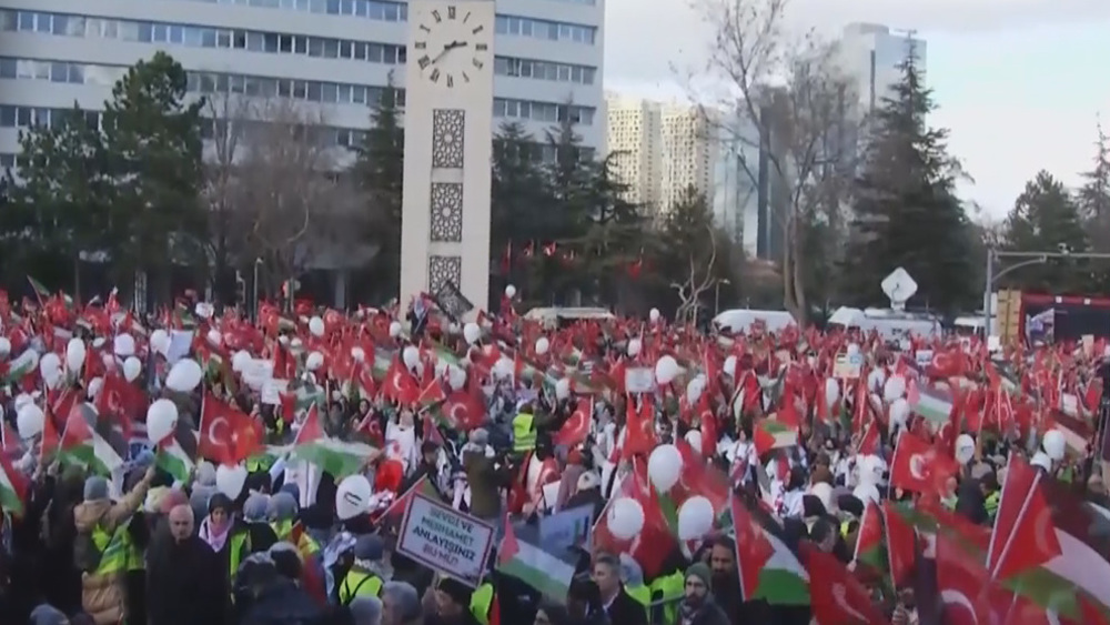 Turquie : des manifestants dénoncent l’agression israélienne à Gaza