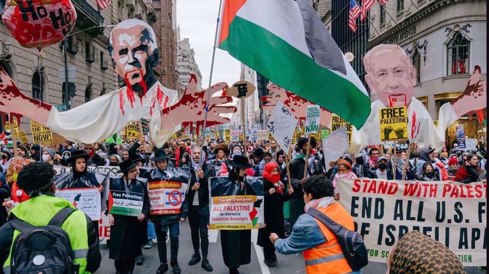 Des milliers d'Américains dans les rues en soutien à Gaza, à la veille de Noël