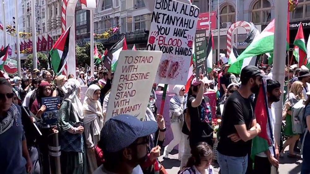 Thousands take to Melbourne streets to demand permanent ceasefire in Gaza