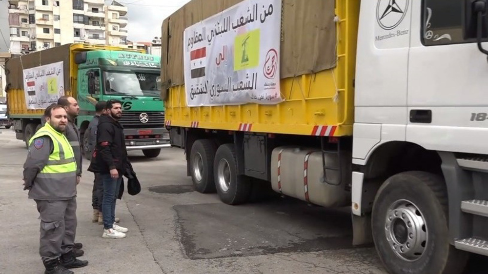 Hezbollah sends quake aid to Syria, raps West’s ‘fake support’ for human rights