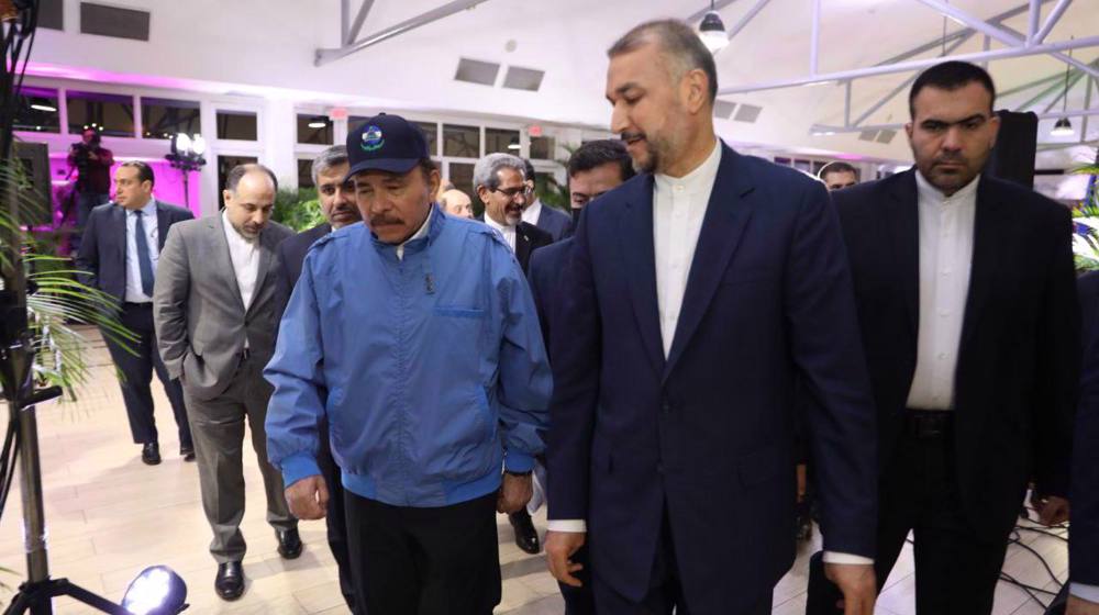 Iran FM, Ortega discuss countering 'common enemy', sanctions