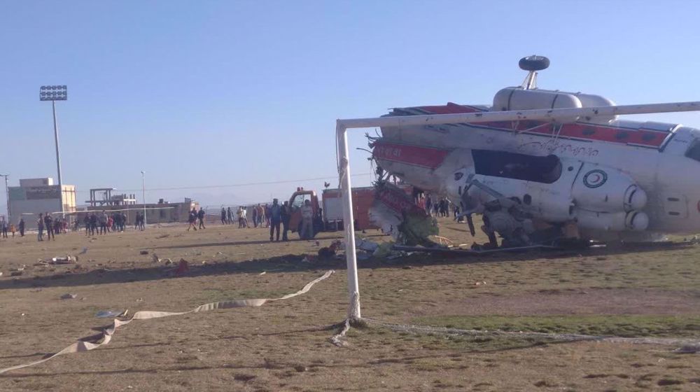 ‘Iran Red Crescent to probe chopper crash that injured minister’