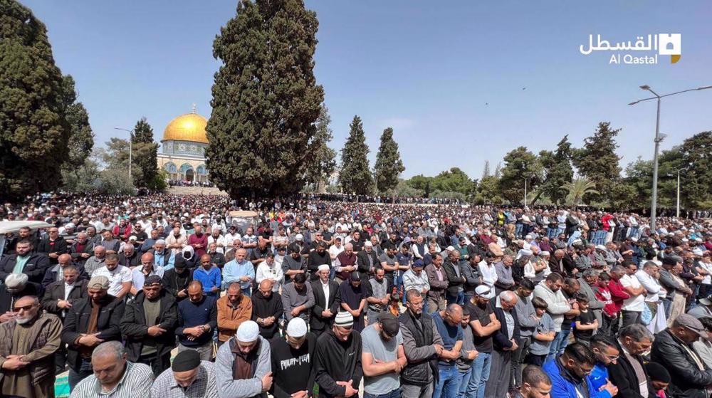 Ramadan: présence massive de fidèles palestiniens à la mosquée Al-Aqsa