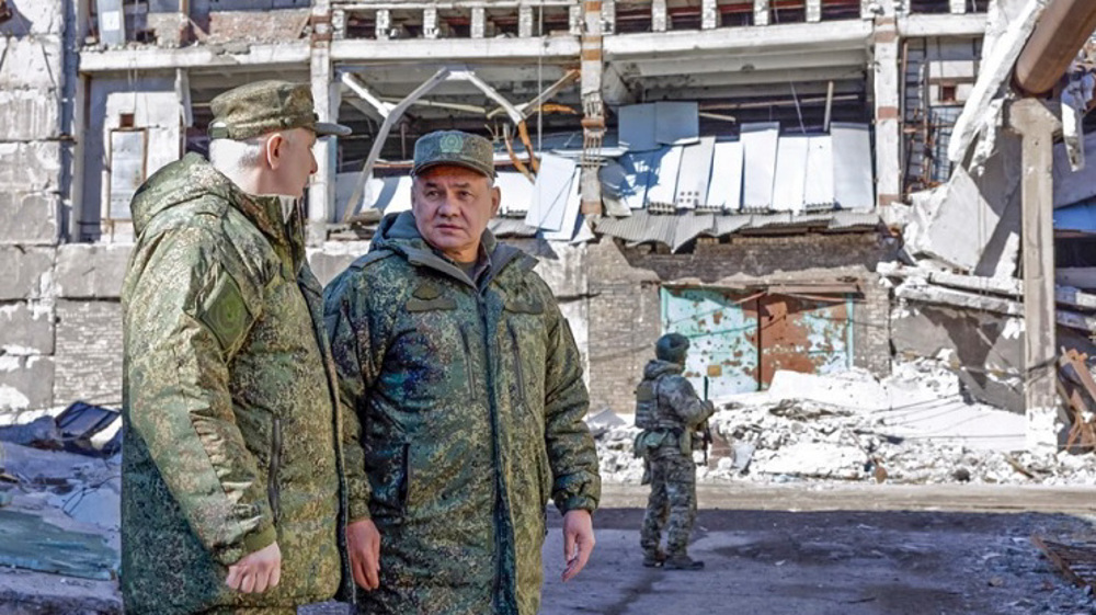 Russian defense minister makes rare visit to front line in eastern Ukraine