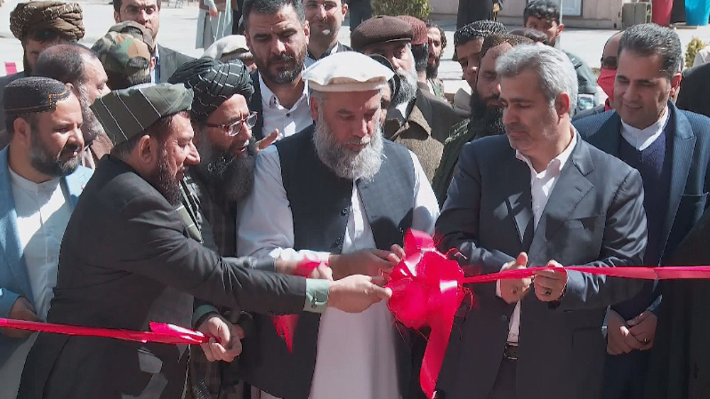 Opening of Iran-Afghanistan trade center in Kabul