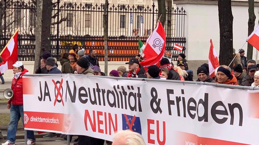 Protests in Austria, Germany against US-led NATO's involvement in Ukraine war
