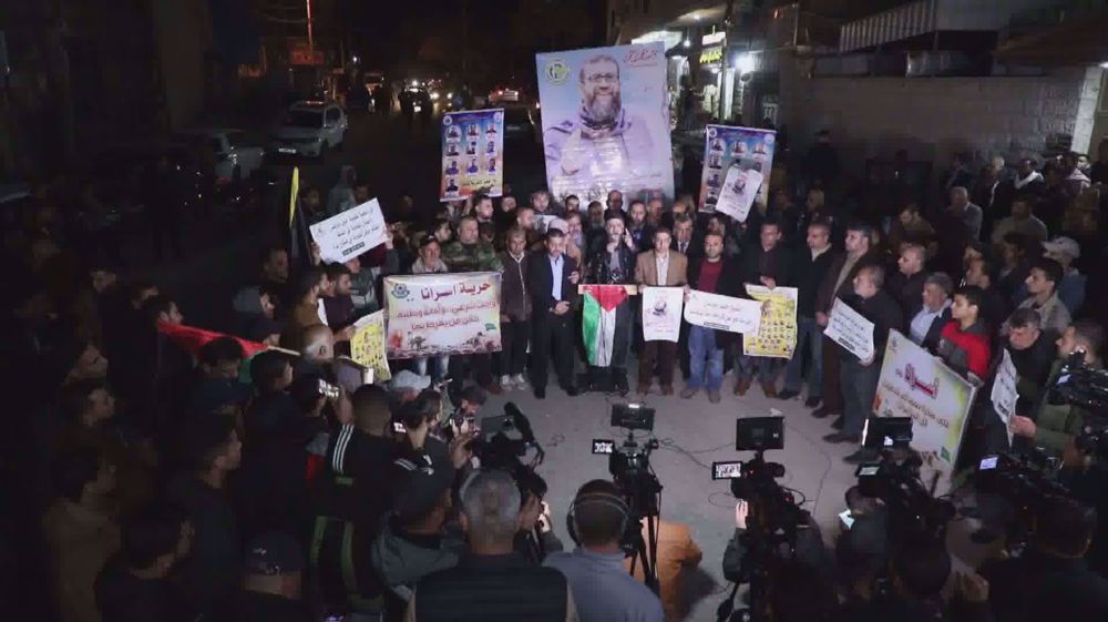 Palestinians in Gaza protest Ben-Gvir's measures against Palestinian prisoners