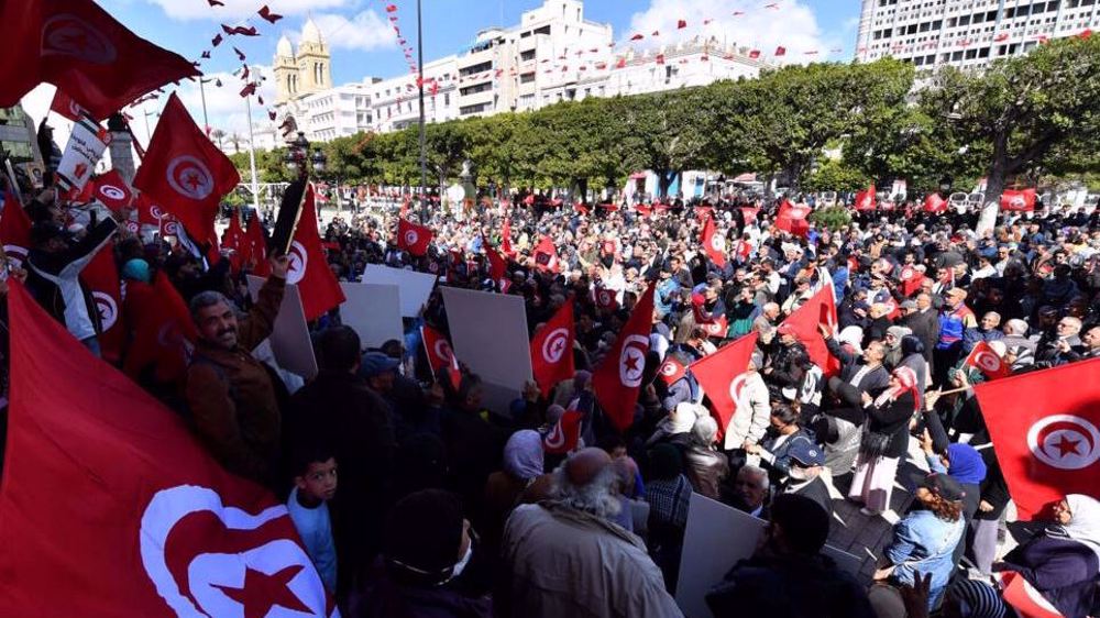 Tunisian protesters demand release of govt. opponents, call for national dialogue