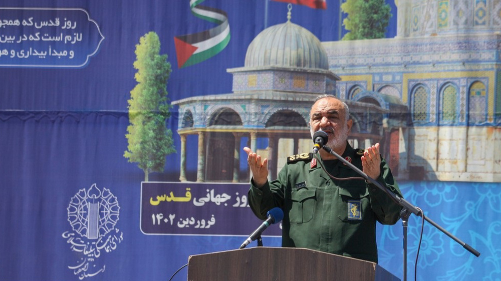 Israeli collapse imminent as new life breathed into Palestine: IRGC chief