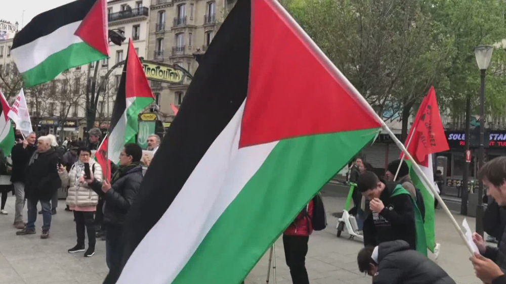 Rassemblement en France en soutien aux prisonniers palestiniens
