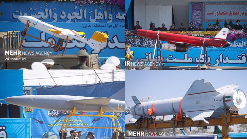 Iran unveils new drones, missile systems in parade marking National Army Day