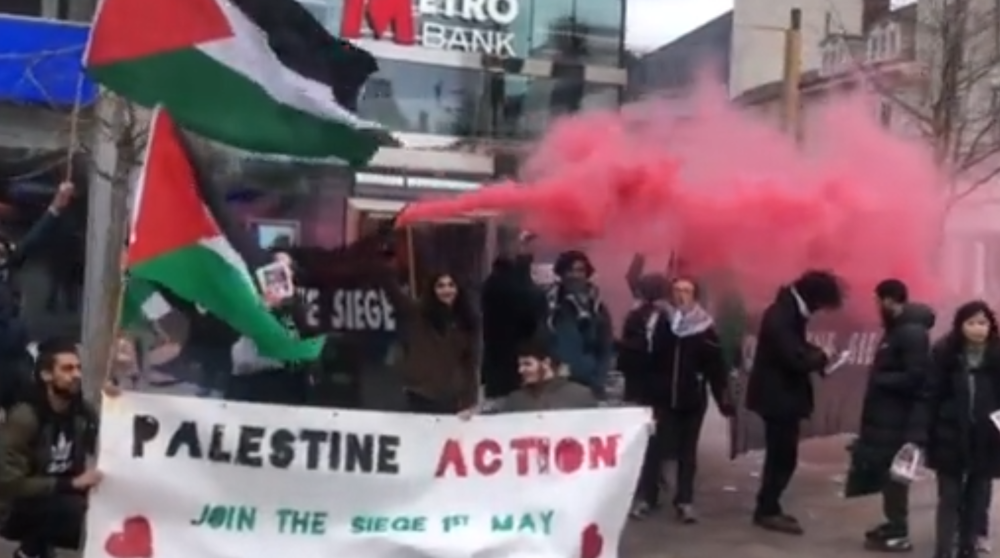 British cities hold Palestine rallies, demand closure of Israeli arms factories in UK