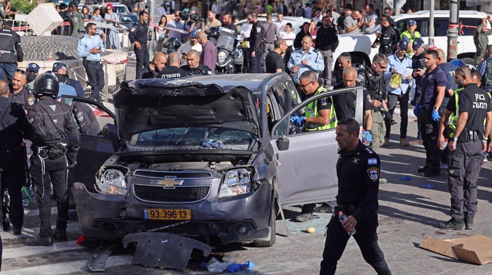 Palestinian killed, eight Israeli settlers injured in al-Quds car-ramming attack 