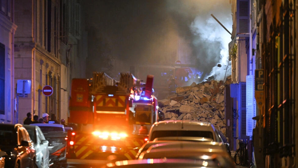 Building collapse in France's Marseille injures five, fire hampers search