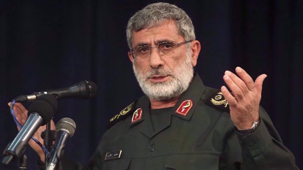 IRGC Quds Force chief: Iran will back resistance until Israel's annihilation