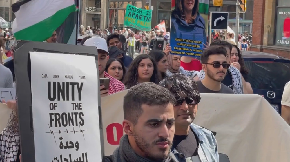 Pro-Palestine activists mark Nakba Day in Canada 