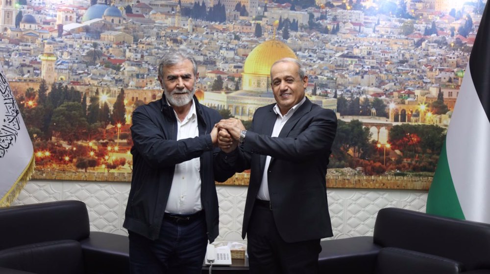 Islamic Jihad leader meets PFLP delegation in show of unity with Palestinian resistance 