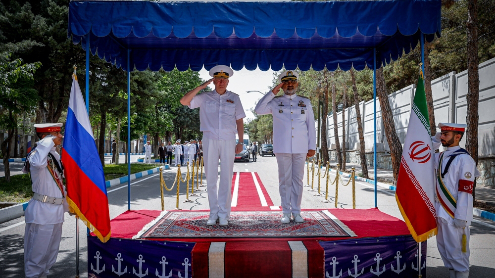 Le commandant en chef de la marine russe en Iran