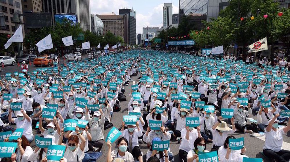 South Korean nurses strike after president rejects bill on working conditions 