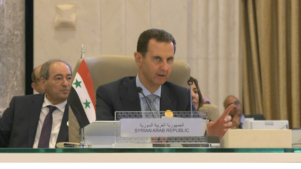 Assad calls for addressing regional issues 'without foreign interference'