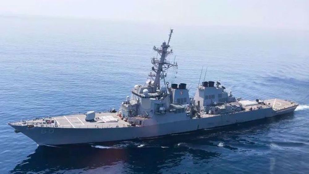 IRGC confirms monitoring US warship in Strait of Hormuz