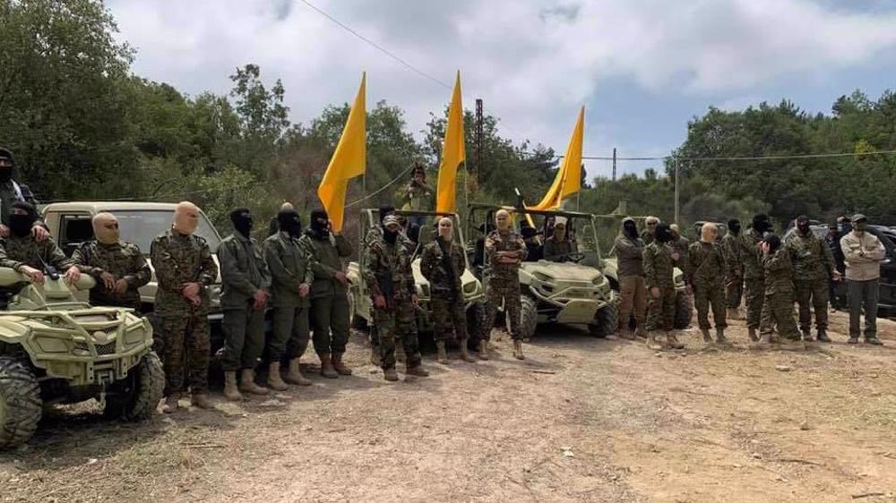 Hezbollah conducts military drills in South Lebanon to showcase its strength