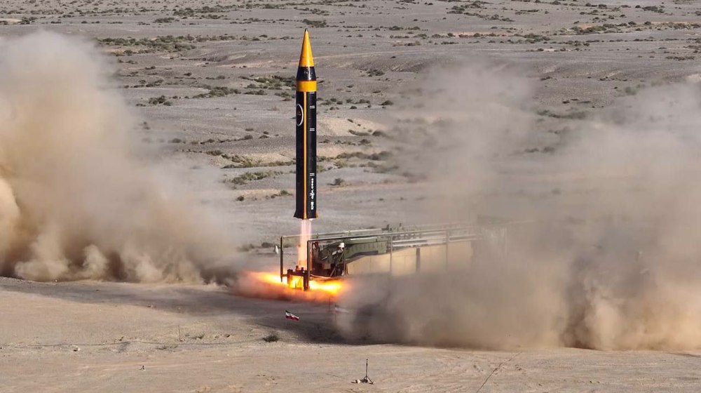 Iran launches new precision-guided Kheibar ballistic missile