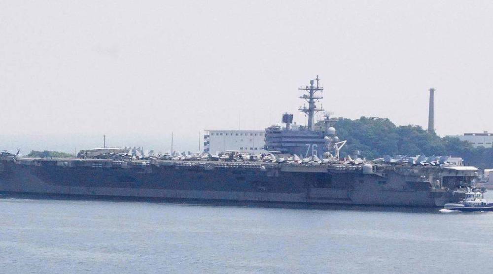 US ‘probing’ crew of Japan-based aircraft carrier over drug trafficking