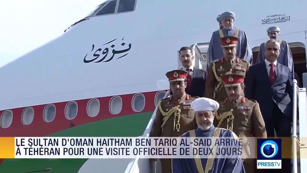 Le sultan d'Oman à Téhéran
