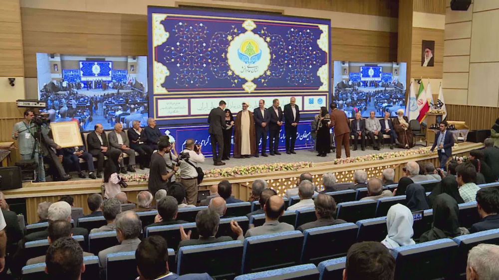 Top Iranian scientists awarded badge of honor