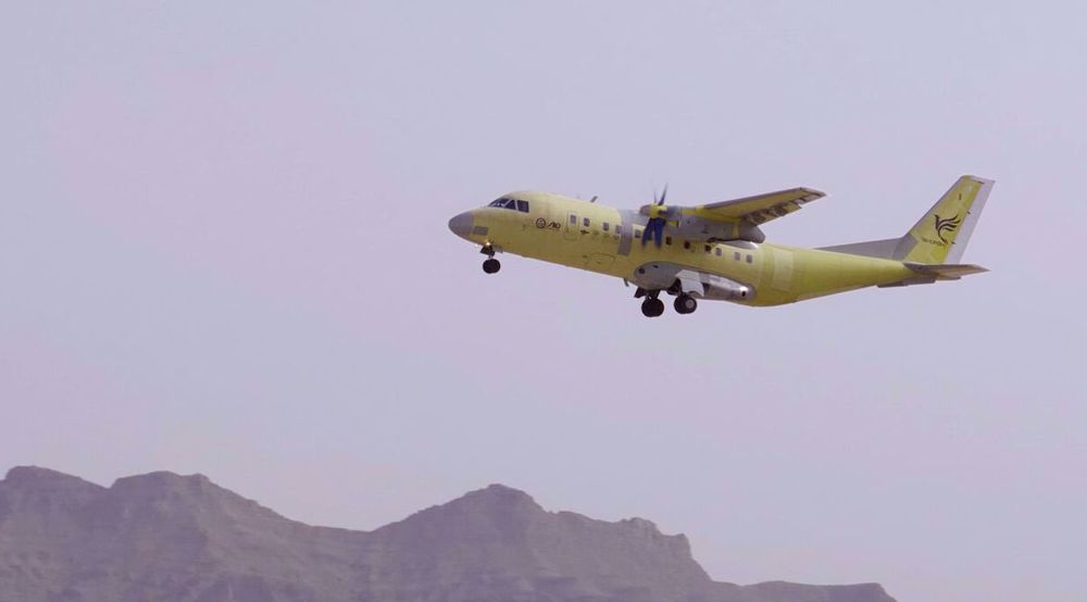Iran-made transport plane makes maiden flight