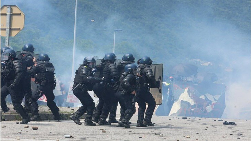 LGV Lyon-Turin: clash entre police et manifestants