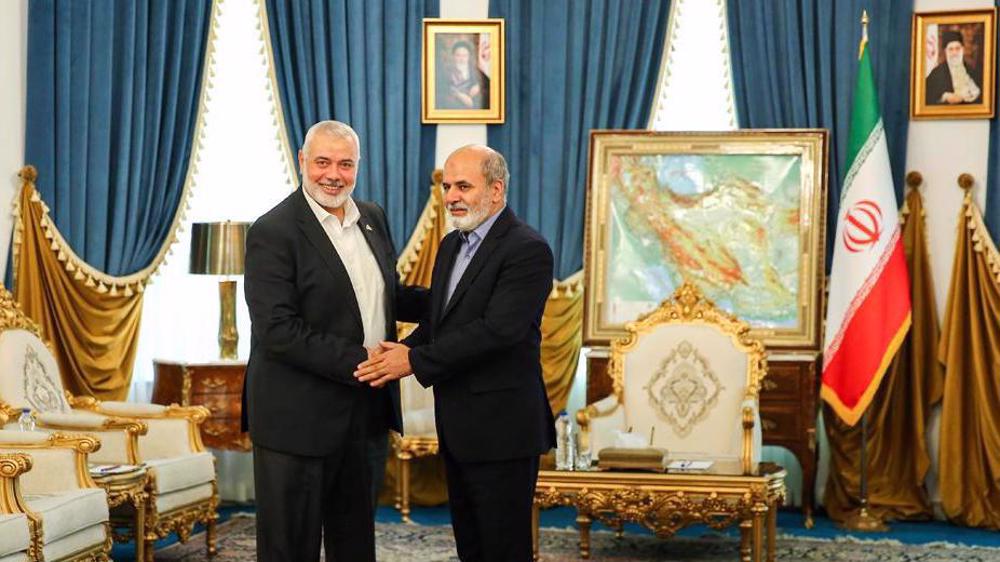 Ismaïl Haniyeh rencontre le représentant du Leader de la Révolution islamique