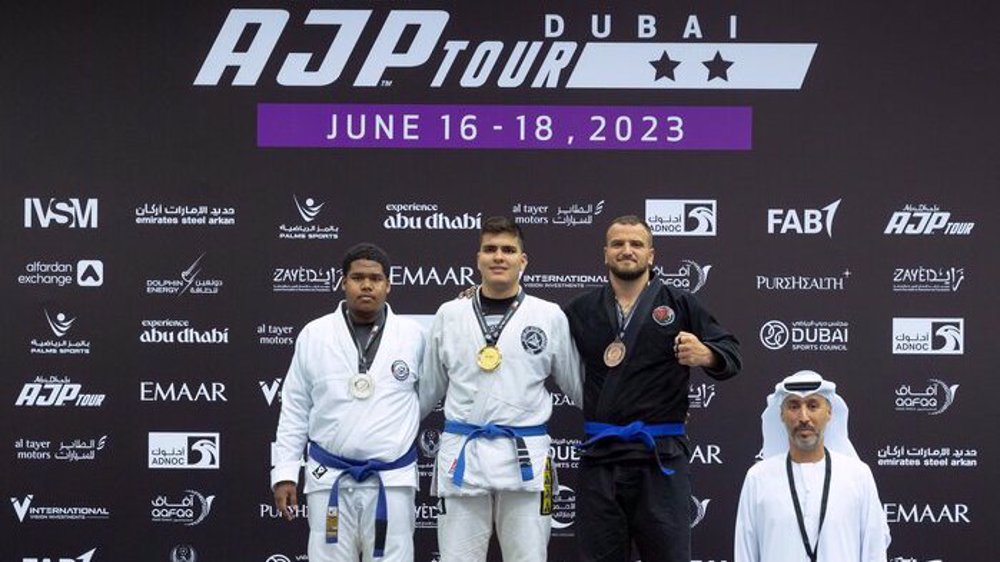 Iranian ju-jitsu fighters grab two gold medals in AJP Tour Dubai