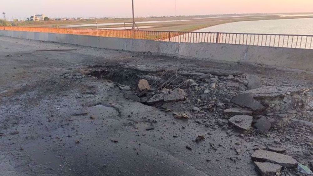 Ukraine strikes key bridge to Crimea: Kherson governor 
