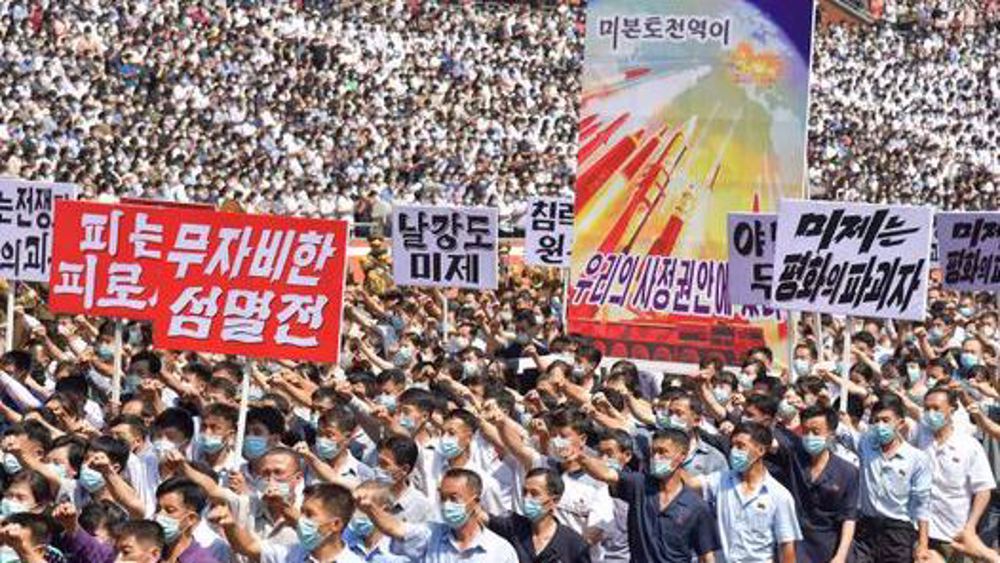 N. Koreans hold huge anti-US rally marking Korea War anniv.