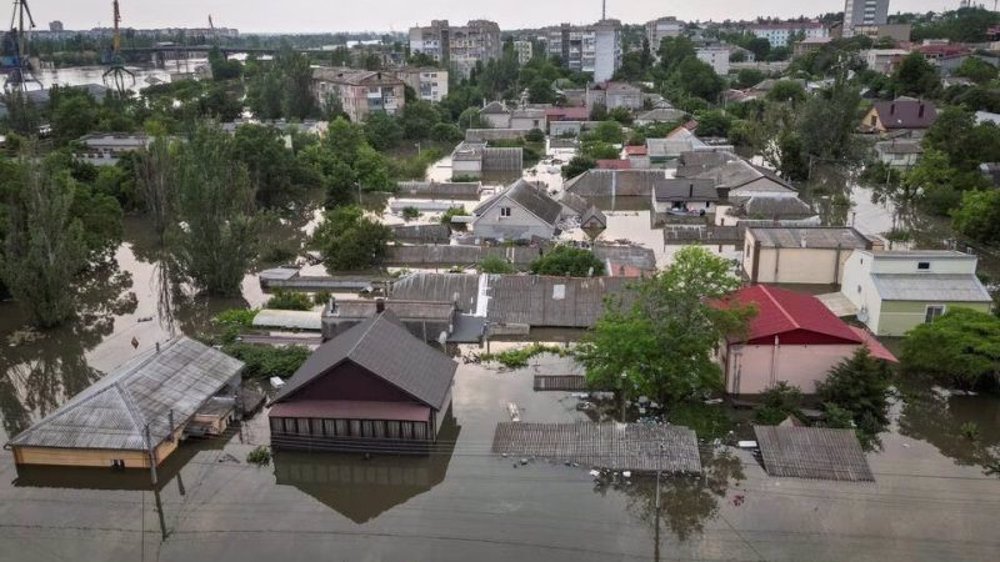 Vast swathes of Ukraine's Kherson under water after dam destroyed