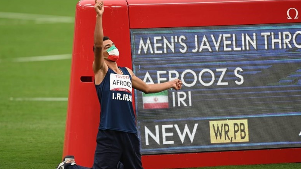 Iranian javelin thrower breaks world record at world championships